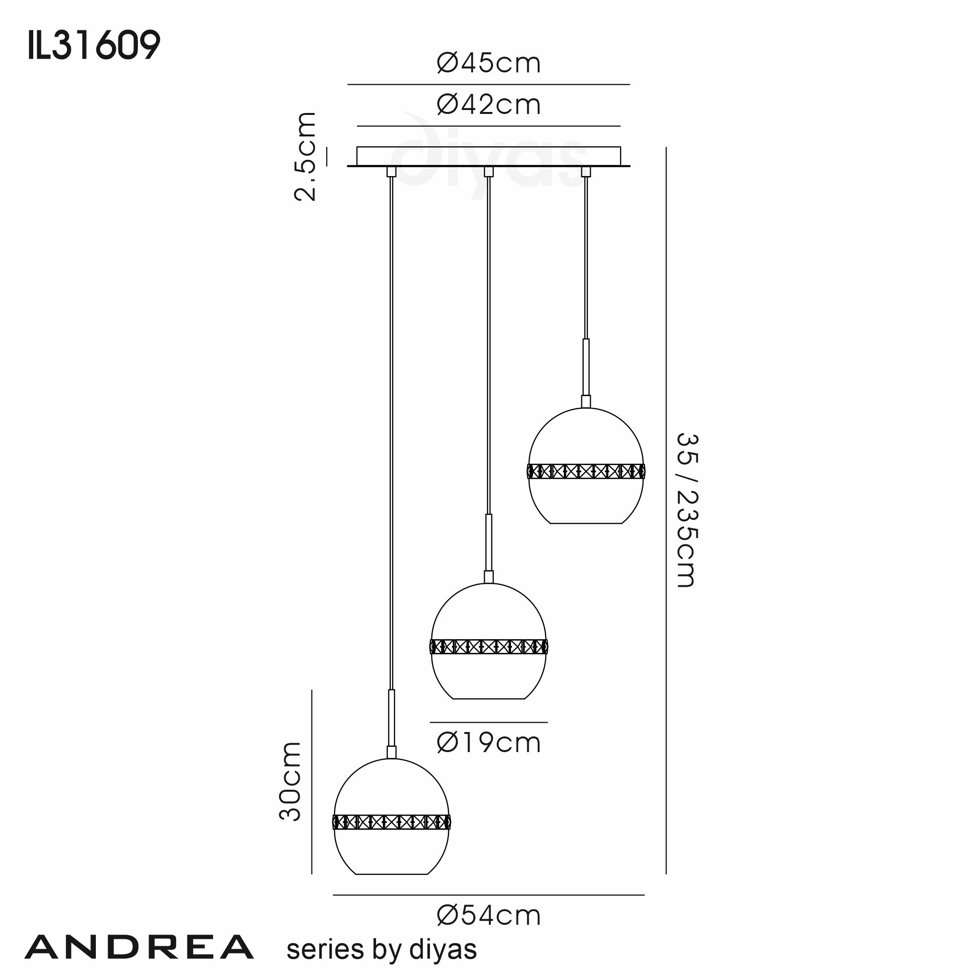 Andrea Satin Copper Crystal Ceiling Lights Diyas Multiple Crystal Pendants Andrea Satin Copper Crystal Ceiling Lights Diyas Multiple Crystal Pendants